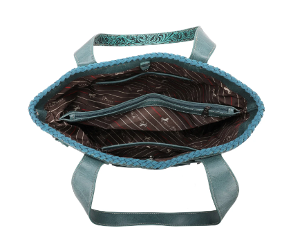 Montana West Aztec Tapestry Tooled Collection Concealed Carry Tote