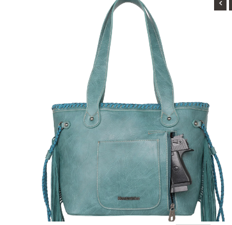 Montana West Aztec Tapestry Tooled Collection Concealed Carry Tote