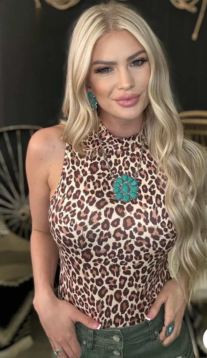 High Roller Leopard Bodysuit