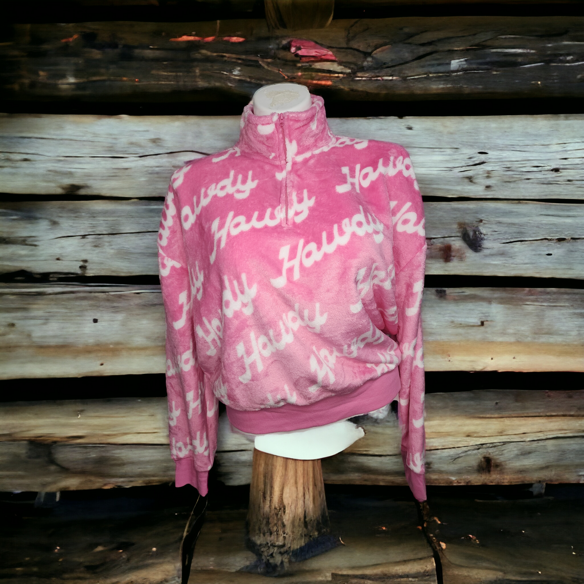 Plush Howdy Women's western pullover
