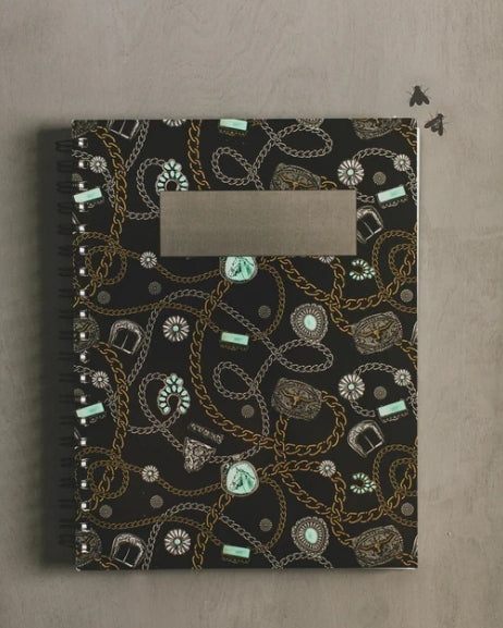 Turquoise Haven Full size western notebook