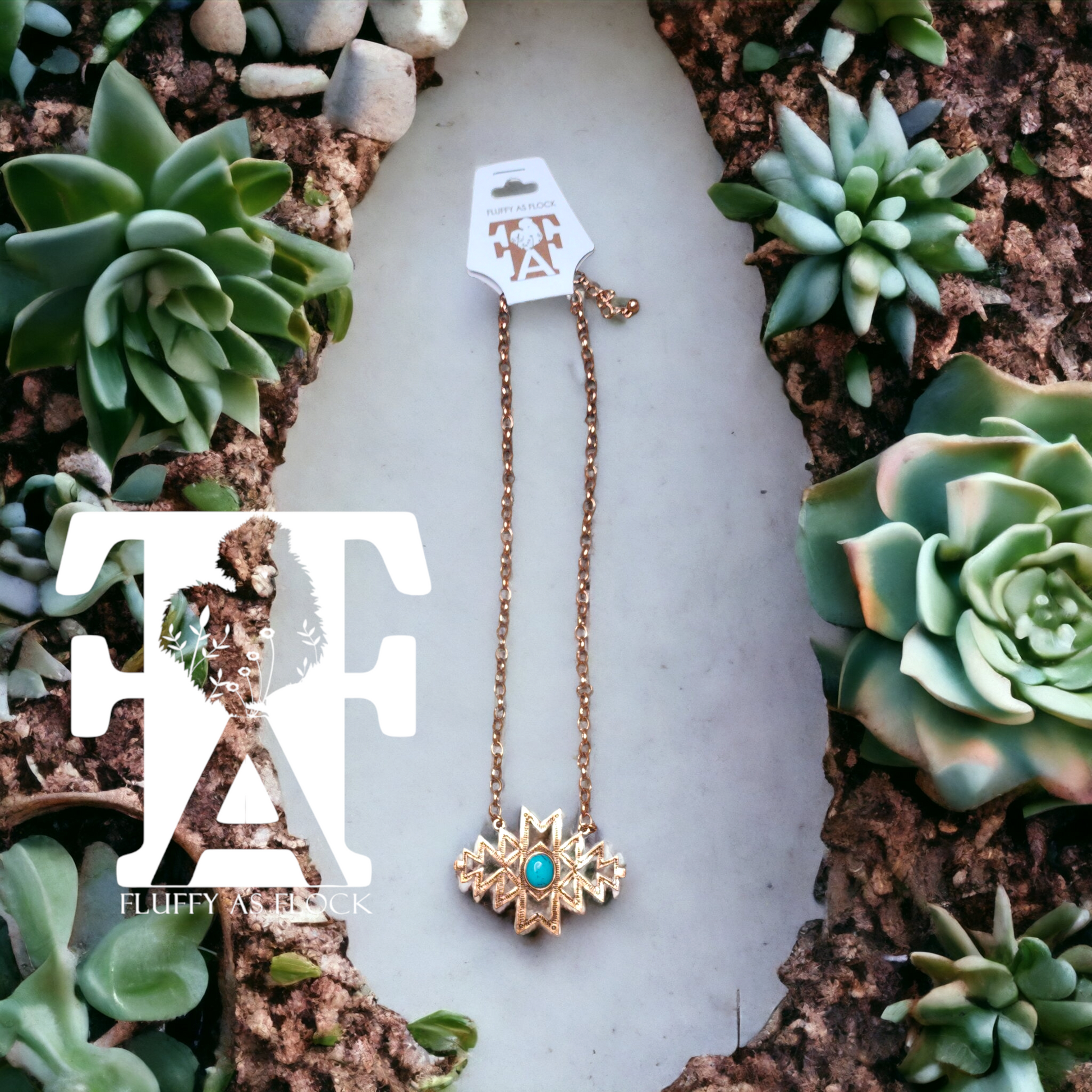☆Antique Copper Aztec Necklace☆