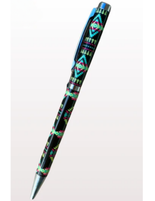 Neon Lights Aztec Pen