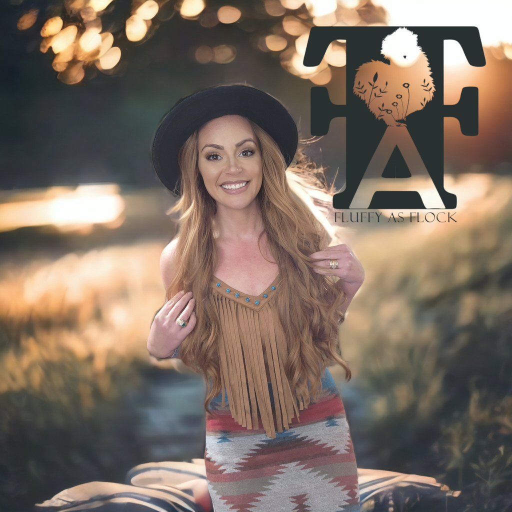 ☆ Let's Get Rowdy !☆ Women's Brown Suede Fringe Western Romper ☆