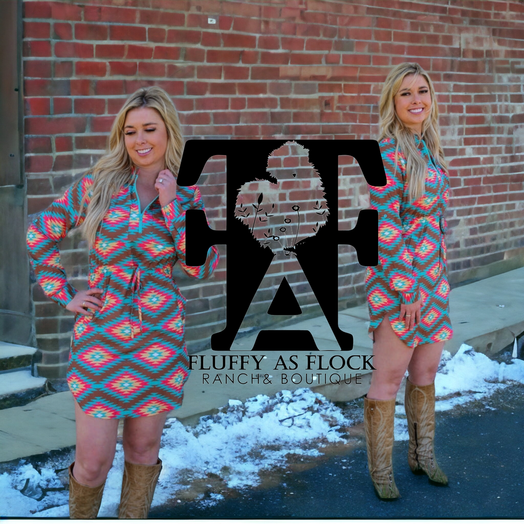 Women's Lake Tahoe Aztec dress