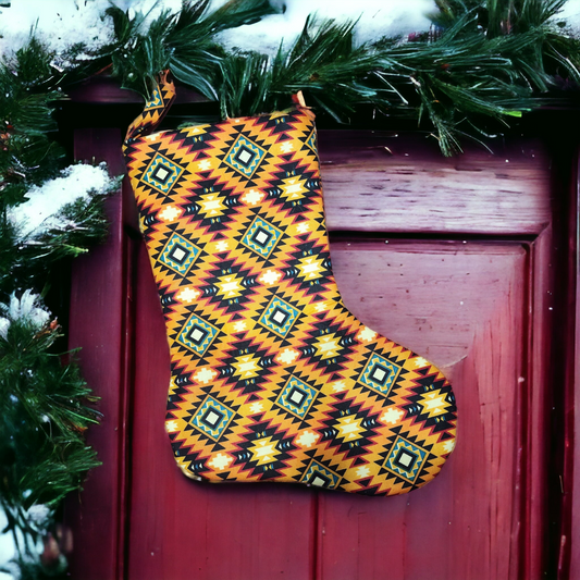 Artisan Made Western & Aztec Holiday stocking