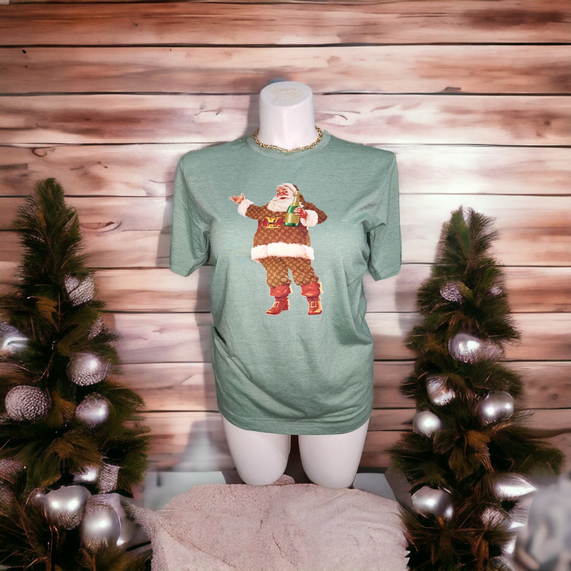 Boujee Santa Tee M