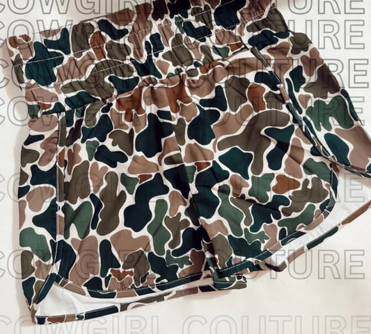 Duck Camo Running Shorts