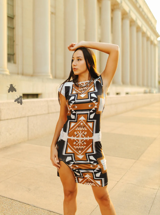 GALLA Worthy Aztec western dress