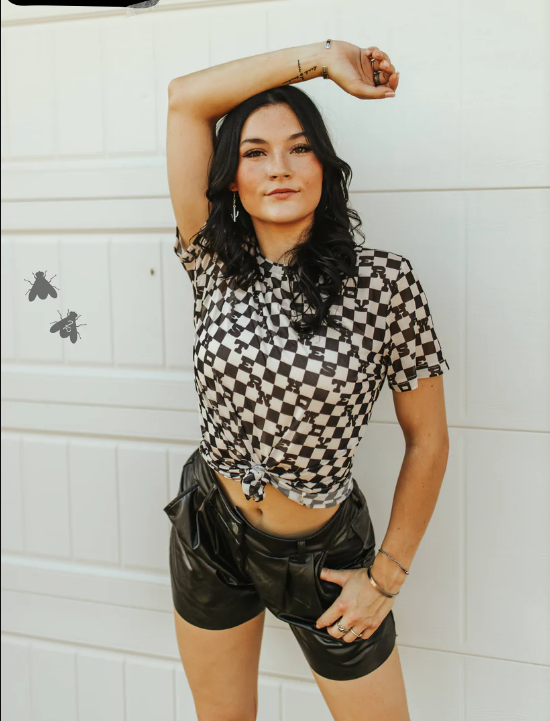Western MESH CHECK Short Sleeve