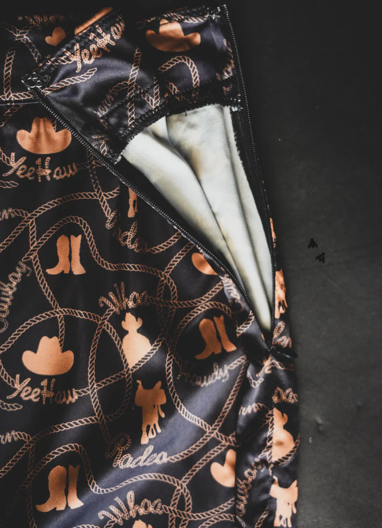 Howdy Western Satin Skirt 2FLY