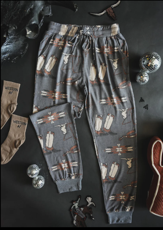 Westy West Lariat Western Joggers