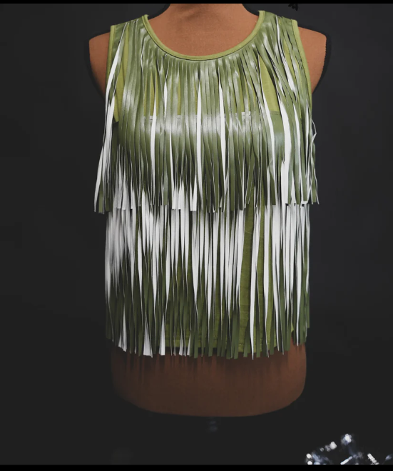 Fringe Agave Crop Tank