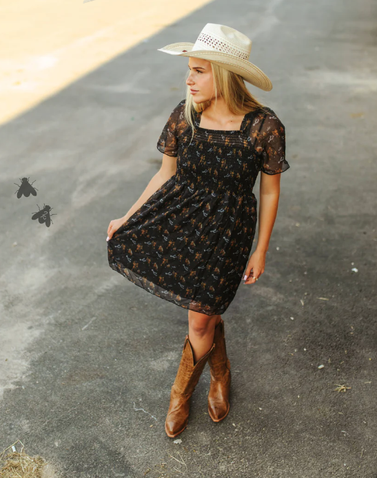 Coquette Cowgirl Western Dress
