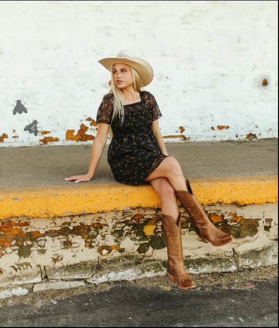 Coquette Cowgirl Western Dress