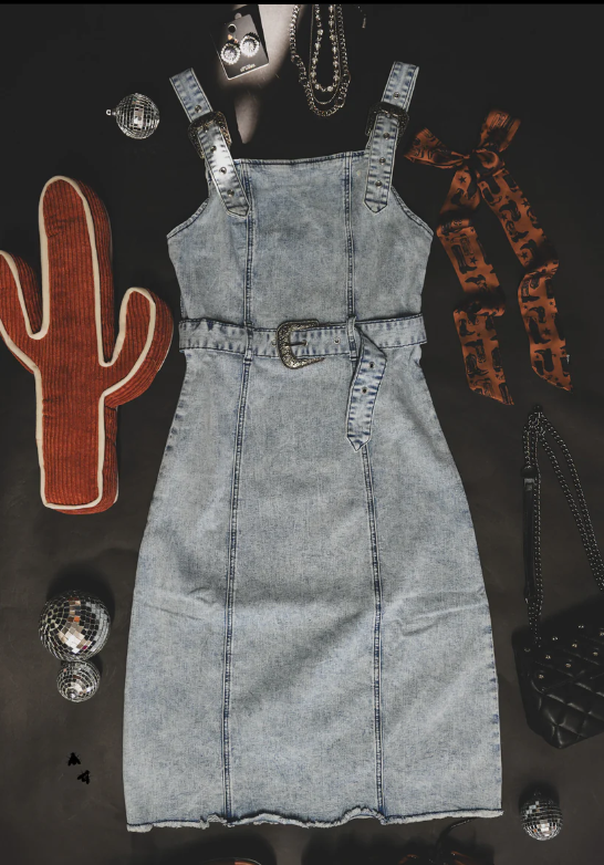 Buckle UP BLUEs Denim Dress