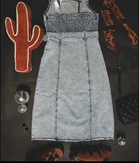 Buckle UP BLUEs Denim Dress