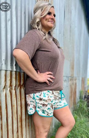 Round'em up shorts