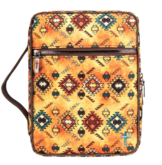Montana West Aztec Pattern Print Canvas Bible Cover