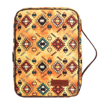 Montana West Aztec Pattern Print Canvas Bible Cover