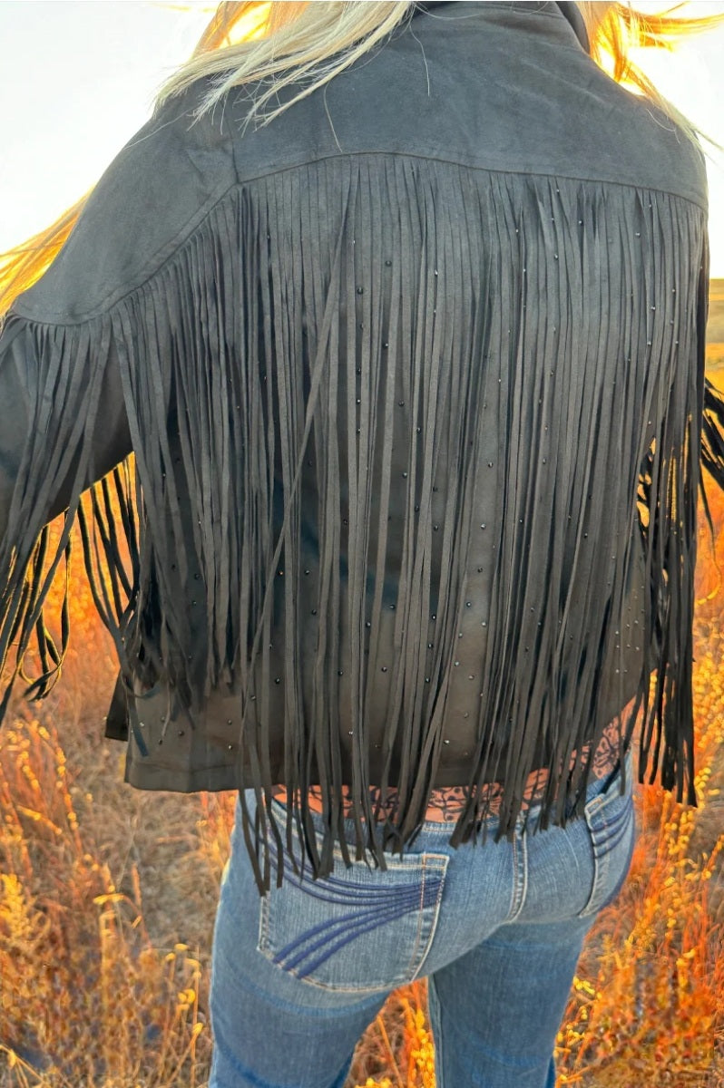 Women's Rhinestone & Fringe western jacket