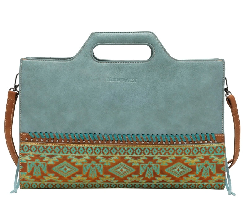 Way out west Latop Case teal