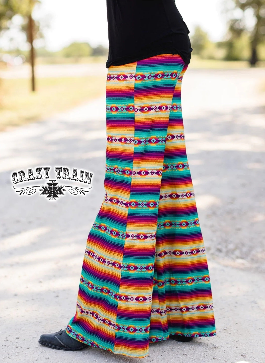 ☆Desert Daisy Crazy Train Flare Pants ☆