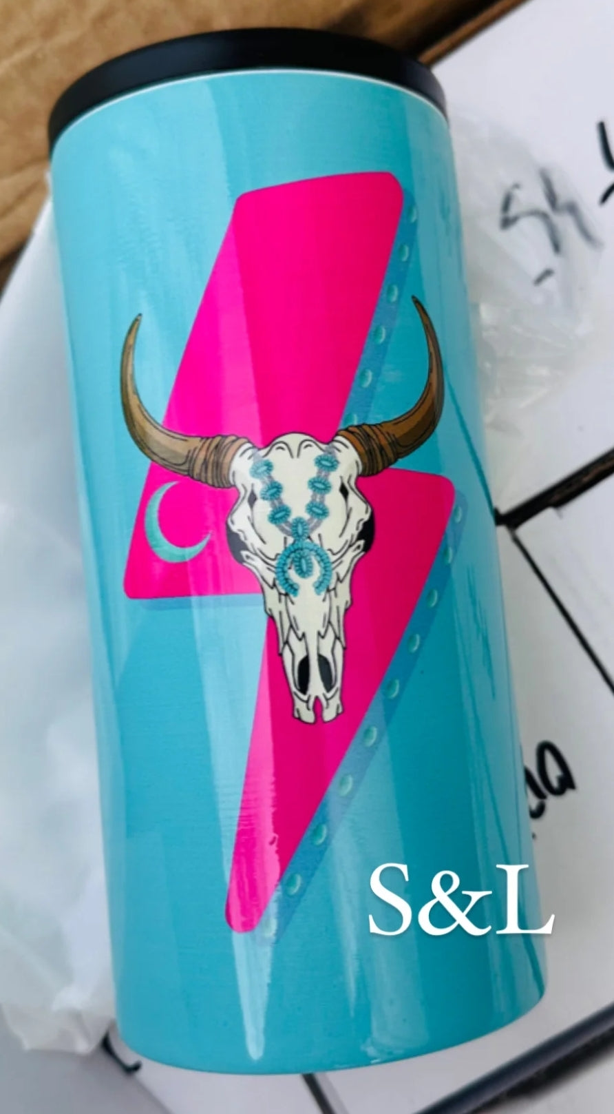 ☆ Slim can western coozie ☆