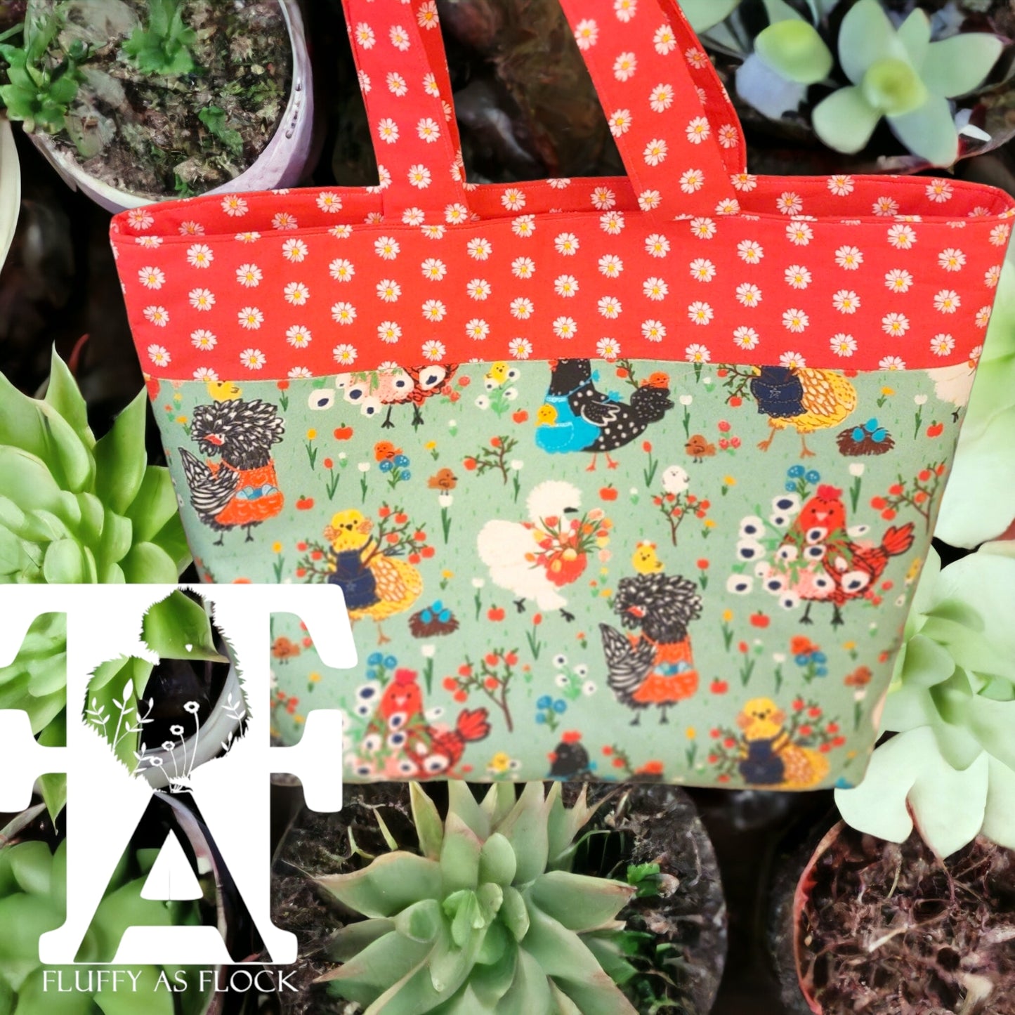 ☆ Silkie Smooth ☆ Chicken Market Tote