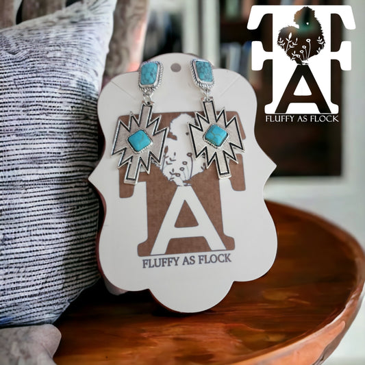 ☆ Aztec earrings☆